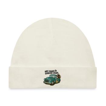 Country Musik ländlich Landei Countrymusiker Mom - Baby Premium Organic Mütze - Naturweiß - Vorne