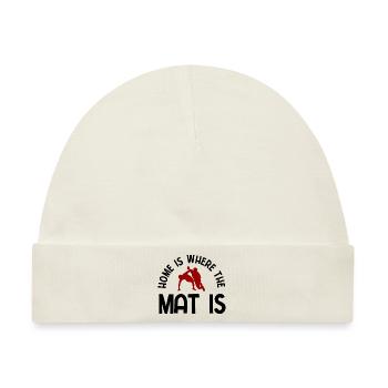 Grappling Martial Arts Wrestling - Baby Premium Organic Mütze - Naturweiß - Vorne