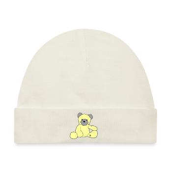 Teddy - Baby Premium Organic Mütze - Naturweiß - Vorne
