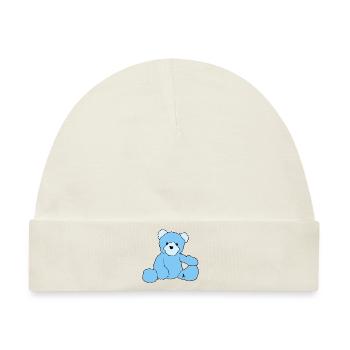 Teddy - Baby Premium Organic Mütze - Naturweiß - Vorne