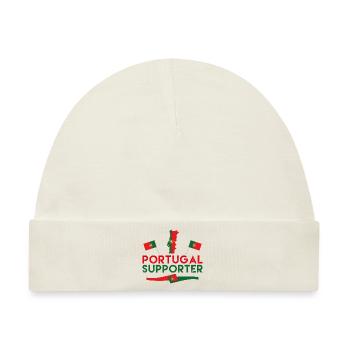 Fan des Portugal-Fans. Unterstützer Portugals. - Baby Premium Organic Mütze - Naturweiß - Vorne