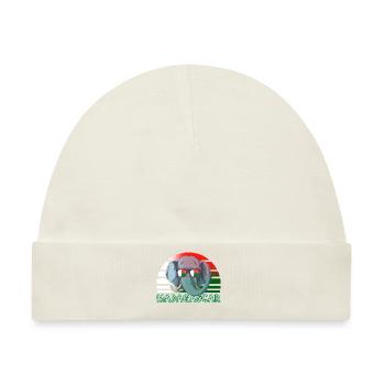 Madagaskar - Baby Premium Organic Mütze - Naturweiß - Vorne