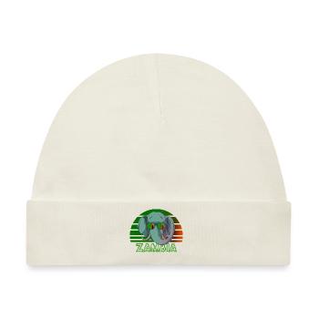 Sambia - Baby Premium Organic Mütze - Naturweiß - Vorne