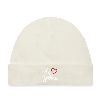 Ich liebe Goethe - Baby Premium Organic Mütze - Naturweiß - Vorne