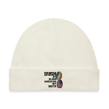 Irland Irisch Irische Wurzeln Geschenk - Baby Premium Organic Mütze - Naturweiß - Vorne