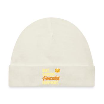 Pfannkuchen Frühstückspfannkuchen Fluffiger Flachk - Baby Premium Organic Mütze - Naturweiß - Vorne