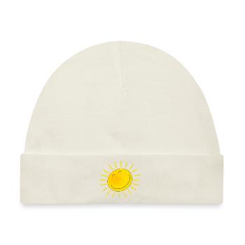 freundliche Sonne - Baby Premium Organic Mütze - Naturweiß - Vorne