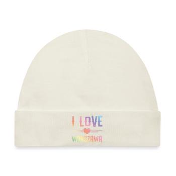 I Love Warschau - Baby Premium Organic Mütze - Naturweiß - Vorne