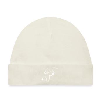 Safari Zoo Animal Safari Zoo - Baby Premium Organic Mütze - Naturweiß - Vorne