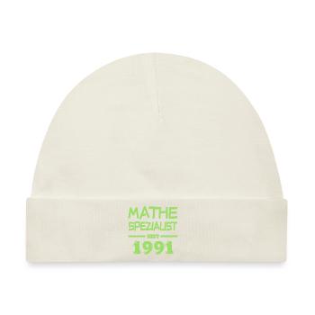 91er - Baby Premium Organic Mütze - Naturweiß - Vorne