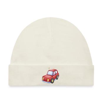 Spielzeug Auto Retro Autos Spielzeuge - Baby Premium Organic Mütze - Naturweiß - Vorne
