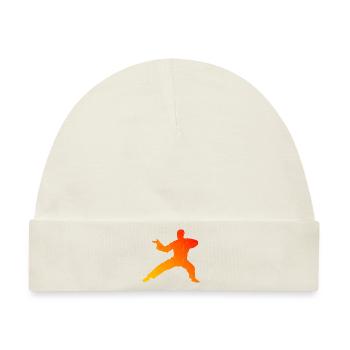 Wushu Kungfu Kung Fu Damen Kampfsport Herren - Baby Premium Organic Mütze - Naturweiß - Vorne