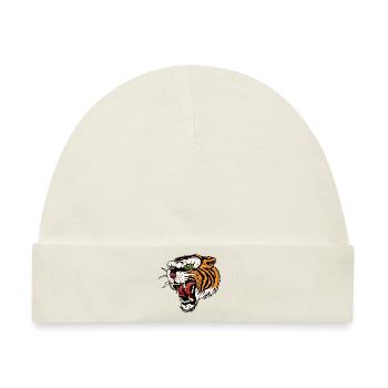 Tiger Tattoo Tattoo Roar Wild - Baby Premium Organic Mütze - Naturweiß - Vorne