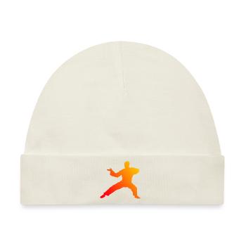 Wushu Kung Fu Kampfsport Herren Kungfu Damen - Baby Premium Organic Mütze - Naturweiß - Vorne