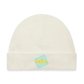 Hobby David - Baby Premium Organic Mütze - Naturweiß - Vorne