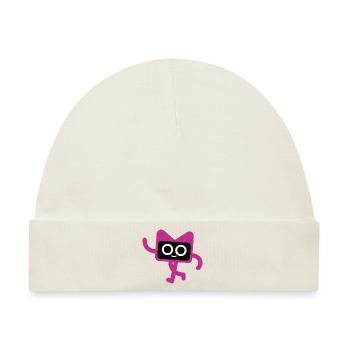 Kotlin Kodee Maskottchen - Baby Premium Organic Mütze - Naturweiß - Vorne