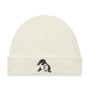 Panda - Baby Premium Organic Mütze - Naturweiß - Vorne
