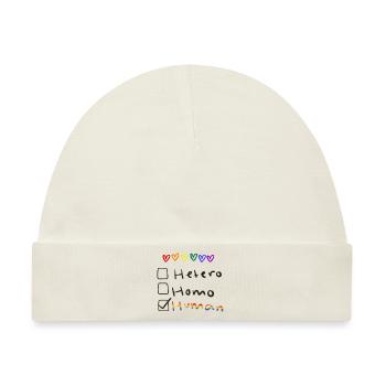Equality - Baby Premium Organic Mütze - Naturweiß - Vorne