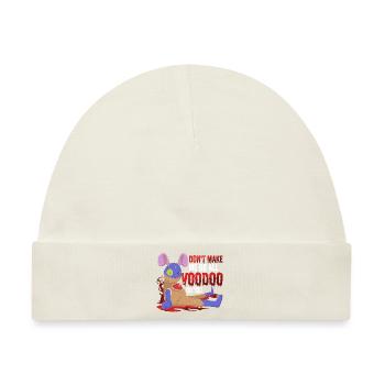 Voodoo Hexerei Geschenk Lustiges Voodoo Puppe - Baby Premium Organic Mütze - Naturweiß - Vorne