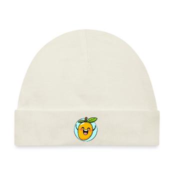 Fröhliche Mango - Baby Premium Organic Mütze - Naturweiß - Vorne