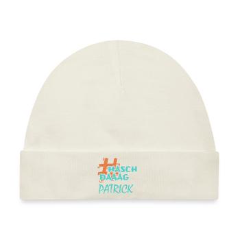 Geschenkidee Patrick - Baby Premium Organic Mütze - Naturweiß - Vorne