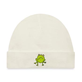 ungeküsster Froschkönig - Baby Premium Organic Mütze - Naturweiß - Vorne