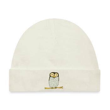waldkauz naturschutz - Baby Premium Organic Mütze - Naturweiß - Vorne