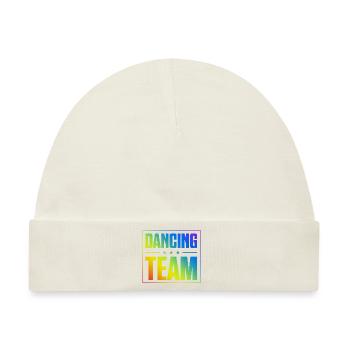 Dancing Team - Baby Premium Organic Mütze - Naturweiß - Vorne