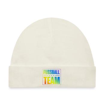 Fussball Team - Baby Premium Organic Mütze - Naturweiß - Vorne