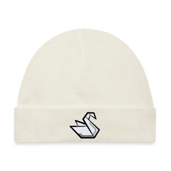 Origami - Baby Premium Organic Mütze - Naturweiß - Vorne