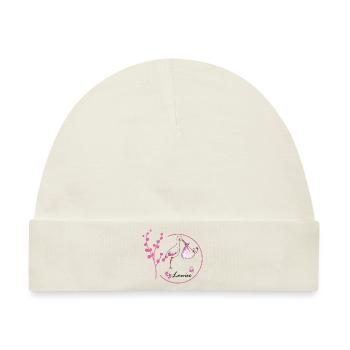 Vorname Louise - Baby Premium Organic Mütze - Naturweiß - Vorne