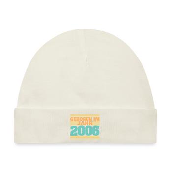 2006 2006 - Baby Premium Organic Mütze - Naturweiß - Vorne