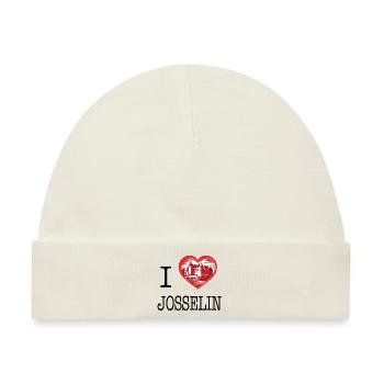 i love Josselin von I Love Bretagne - Baby Premium Organic Mütze - Naturweiß - Vorne