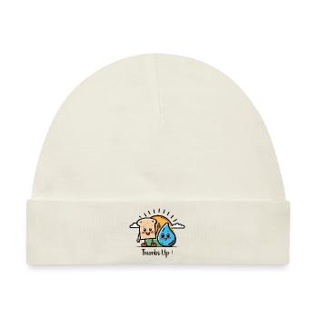 Daumen hoch - Baby Premium Organic Mütze - Naturweiß - Vorne