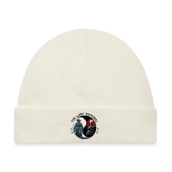 ying yang samurai - Baby Premium Organic Mütze - Naturweiß - Vorne