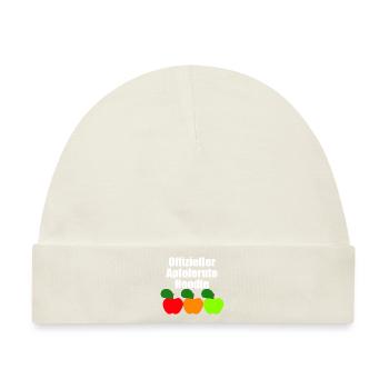 Offizieller Apfelernte Hoodie - Baby Premium Organic Mütze - Naturweiß - Vorne
