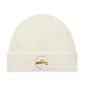 Team Innere Ruhe - Positives Denken - Affirmatione - Baby Premium Organic Mütze - Naturweiß - Vorne