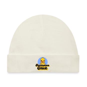 Versicherung Chick - Baby Premium Organic Mütze - Naturweiß - Vorne