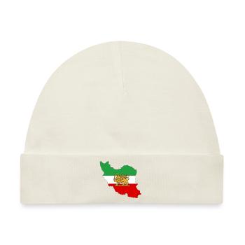 IRAN Iran - Persische Flagge - Baby Premium Organic Mütze - Naturweiß - Vorne