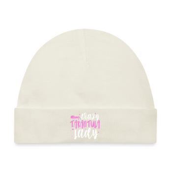 Tarantula Girl - Spider Arachnid Lover Tarantula - Baby Premium Organic Mütze - Naturweiß - Vorne