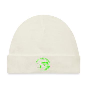 Fisch Angeln See Meer Angeln Fauna Exotisch - Baby Premium Organic Mütze - Naturweiß - Vorne