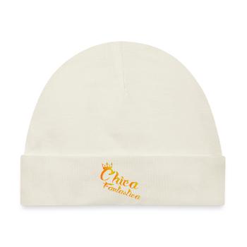 Chica Fantastica dos-santos-fashion - Baby Premium Organic Mütze - Naturweiß - Vorne