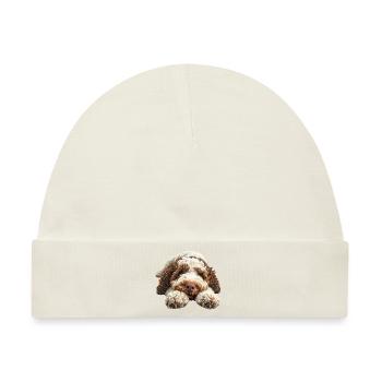 Lagotto Romagnolo - Baby Premium Organic Mütze - Naturweiß - Vorne