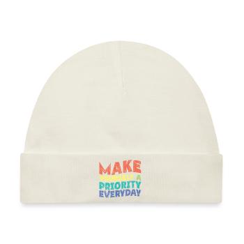 Make Yourself A Priority Everyday 3 - Baby Premium Organic Mütze - Naturweiß - Vorne