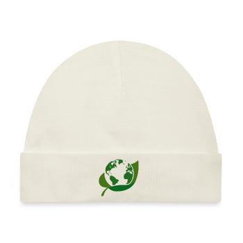 Öko Grüne Welt - Baby Premium Organic Mütze - Naturweiß - Vorne