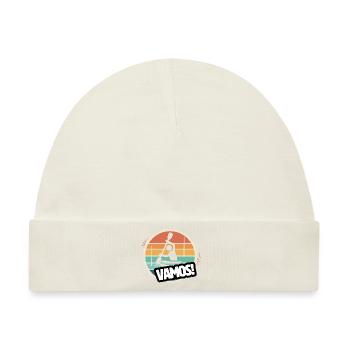 Vamos Kanu Kajak Slalom Retro - Baby Premium Organic Mütze - Naturweiß - Vorne