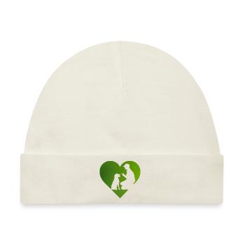 Hundeschule Hundeerzieher - Baby Premium Organic Mütze - Naturweiß - Vorne