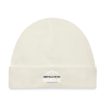 Für die Berge gemacht - Baby Premium Organic Mütze - Naturweiß - Vorne