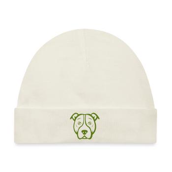 dog - Baby Premium Organic Mütze - Naturweiß - Vorne