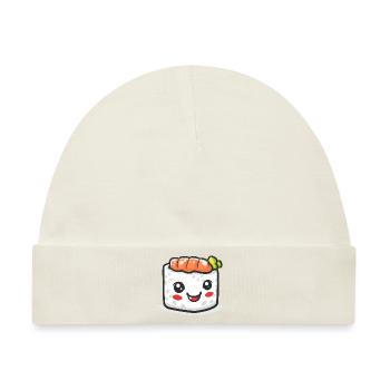 Süßes Sushi Comic - Baby Premium Organic Mütze - Naturweiß - Vorne